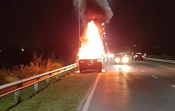 Incendio Camioneta