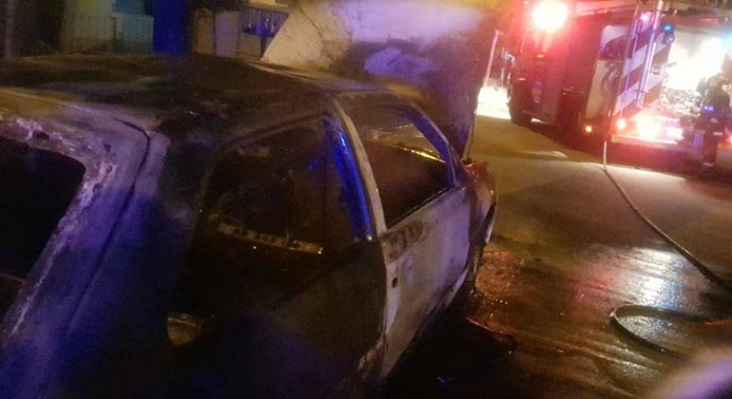 Incendio vehiculo