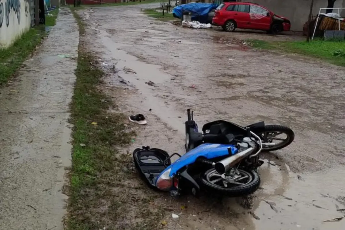Robo moto persecucion